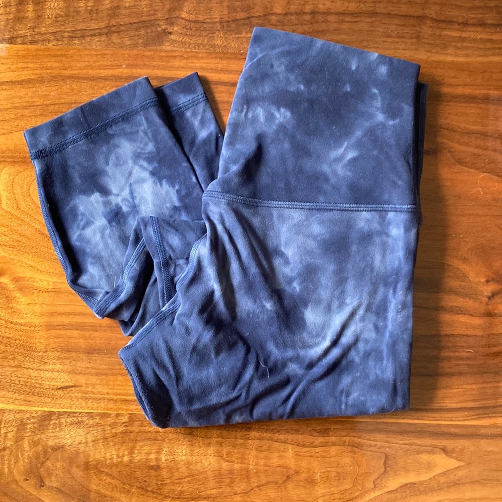 Tie-die Lululemon align leggings